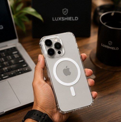 LuxShield™ Crystal Clear MagSafe Case | Anti-Yellow Protection