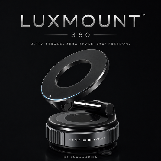 LuxMount™ 360 Vacuum Magnetic Car Mount